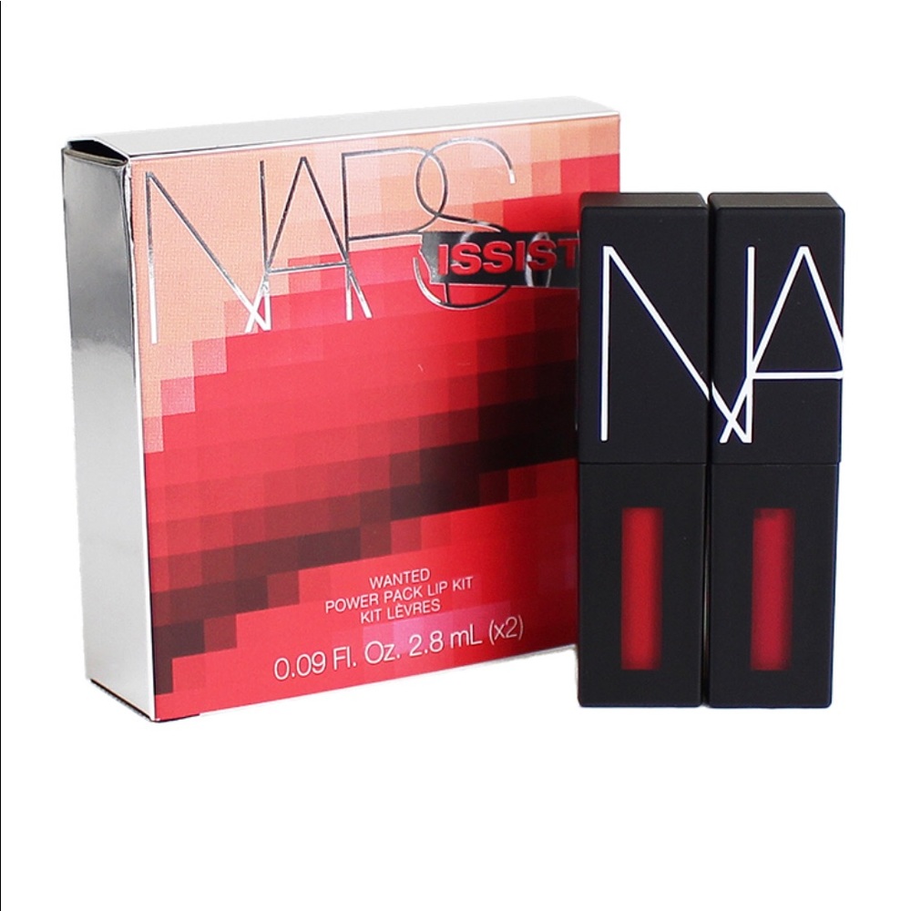 NIB Nars Issist Wanted Lip Kit In Hot Reds